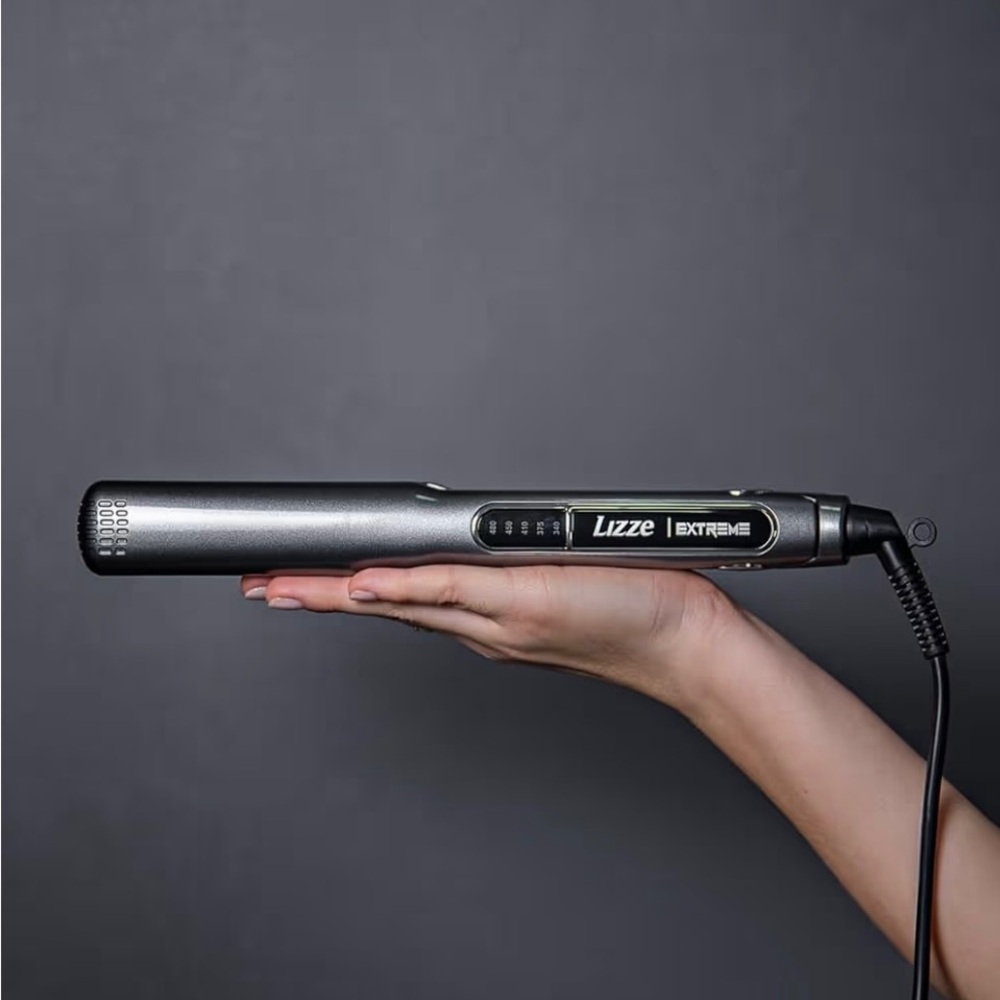 Lizze Extreme Professional Hair Straightener grey Titanium 480°F NEW